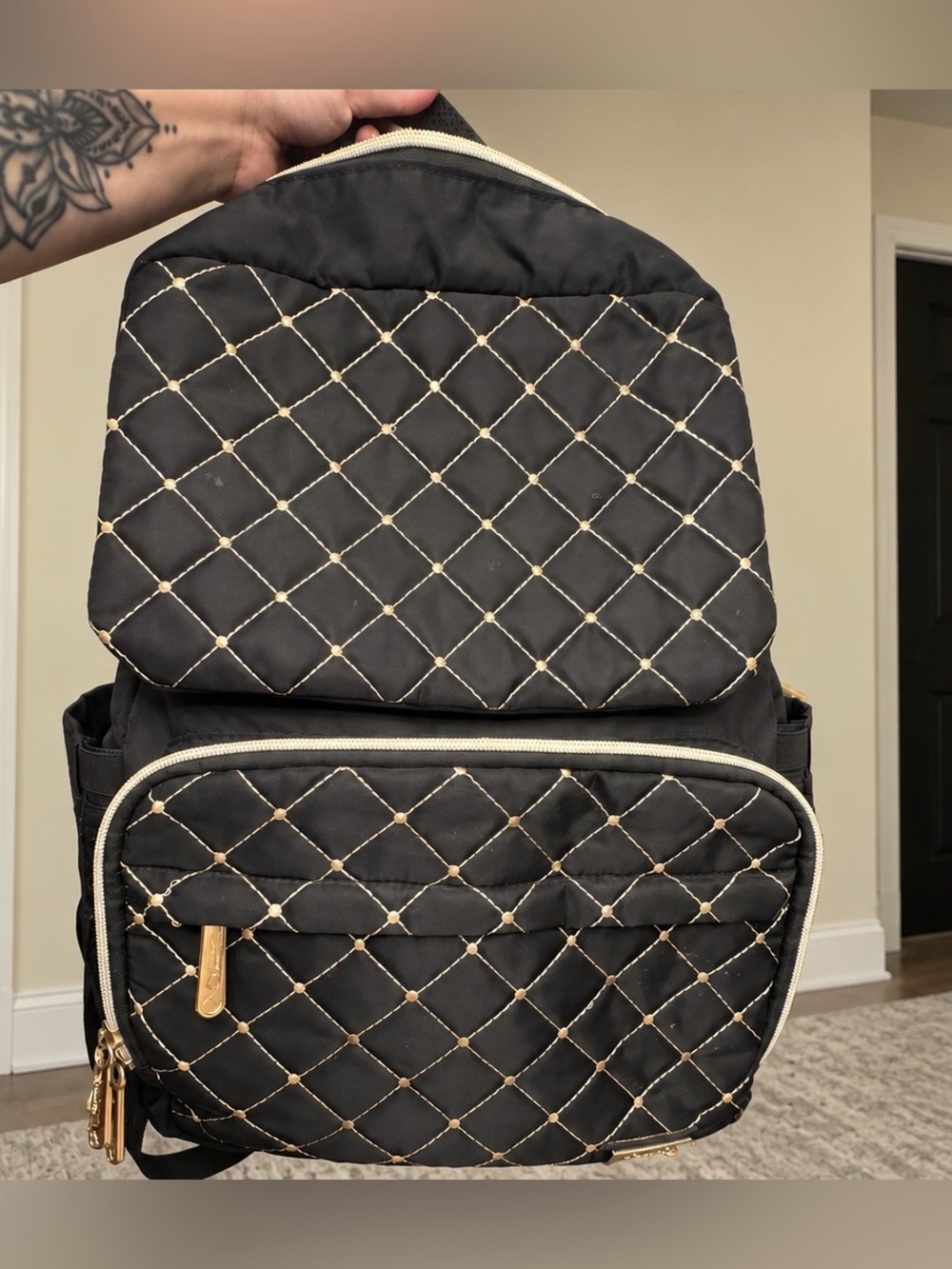 Bamomby Diaper Bag Backpack Multi-Function Waterproof Large Travel Backpack